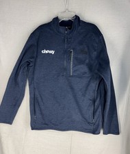 The North Face Skyline Blue Fleece 1/4 Zip Pullover Shirt Mens Size Medium