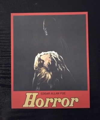 HORROR EDGAR ALLAN POE. ARROW CARD