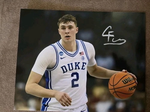 Cooper Flagg Signed 8x10" Original Autograph Without COA/ Signed In Person