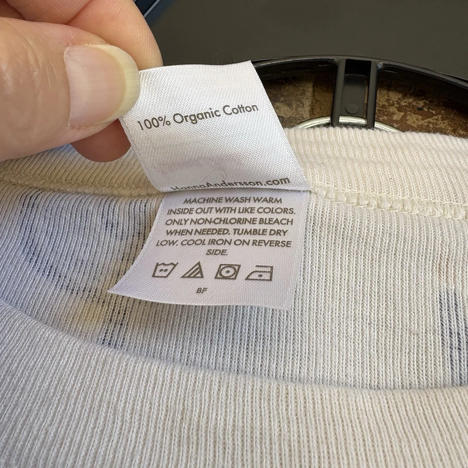 Hanna Andersson Hanukkah Candelabra 2 Piece Long John Kid's Pajamas Size 14 READ - Image 3 of 4