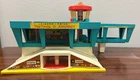 Vintage Fisher-Price Play Family Airport 1972 Works