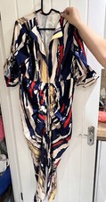 Womens Elegant Slim Fit/Bodycon Slit Long Shirt Dress MEDIUM