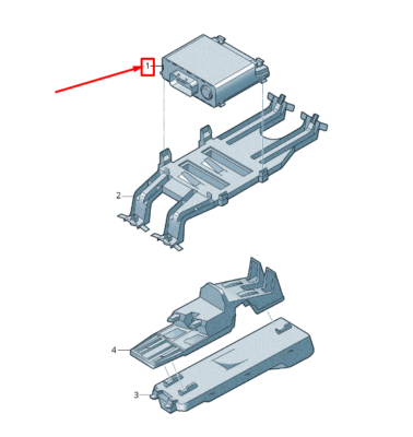 2013 AUDI A1 1.2 PETROL VOLTAGE STABALIZER CONVERTER UNIT  