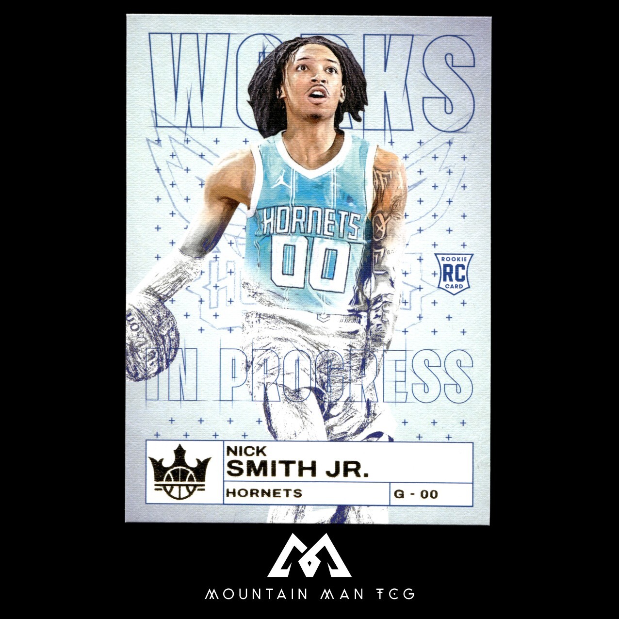 2023-24 Panini Court Kings - Works in Progress #29 Nick Smith Jr. (RC)