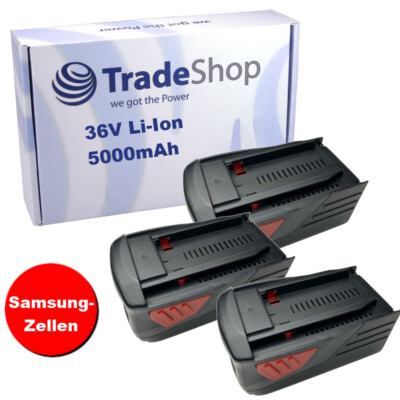 3x Akku 36V 5000mAh für Hilti TE300-A36 TE60-A36 TE300 TE6 TE7 TE60 TE6-A Li