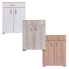 MARTI - MOBILE INGRESSO 2 ANTE 1 CASSETTO CM 70X39XH103 FRASSINO OLMO ROVERE