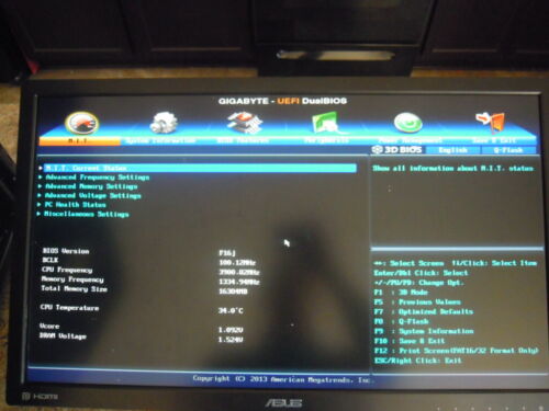 Placa madre Gigabyte GA-Z77X-UD5H LGA1155 juegos Z77 Intel PC ATX SLI * Rev. 1.1 - Imagen 11 de 12
