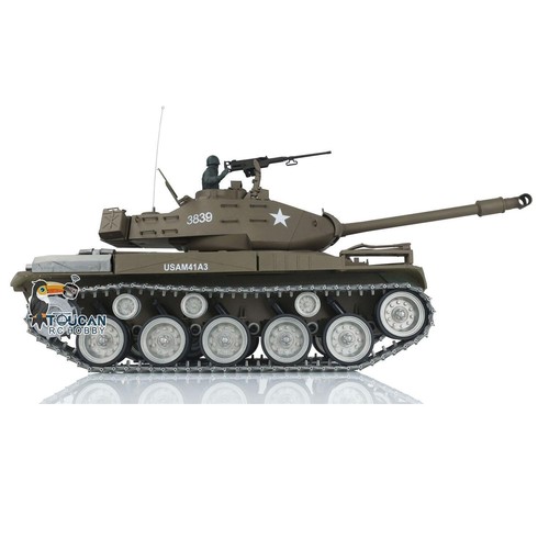 Heng Long 1/16 7.0 Walker Bulldog 3839 BB Shooting Infrared RC Tank Metal Wheels - Picture 6 of 15