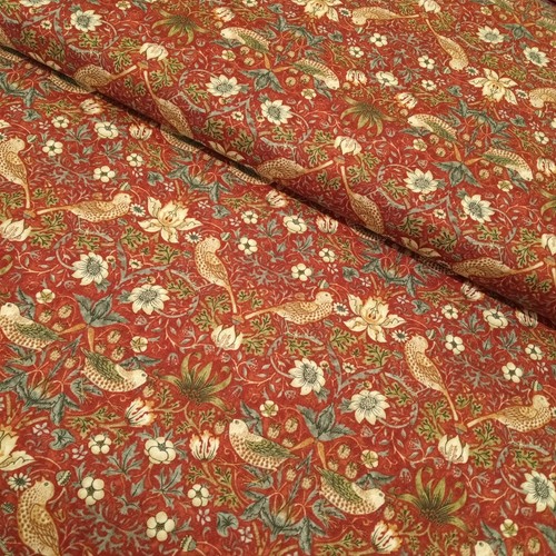 Strawberry Thief William Morris Autumn Cotton Fabric 110cm wide Per Half Metre - Picture 73 of 119