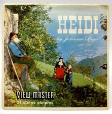 View-Master B425, Heidi by Johanna Spyri, Children's 3 Reel Set