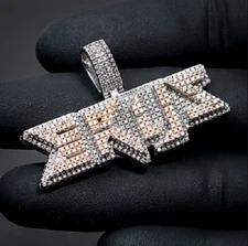 Solid Letter 925 Sterling Silver Customised Colby Letter Pendant RSG 6011