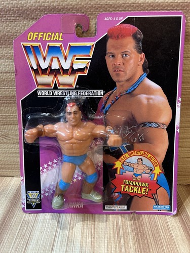 Tatanka WWF Hasbro Figure Wrestling Carded WWE WCW...