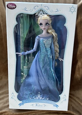 Limited Edition 17” Frozen Elsa Doll Original Snow Queen Dress
