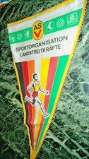 Alter Wimpel DDR, NVA,Sportorganisation Landstreitkr&auml;fte ASV