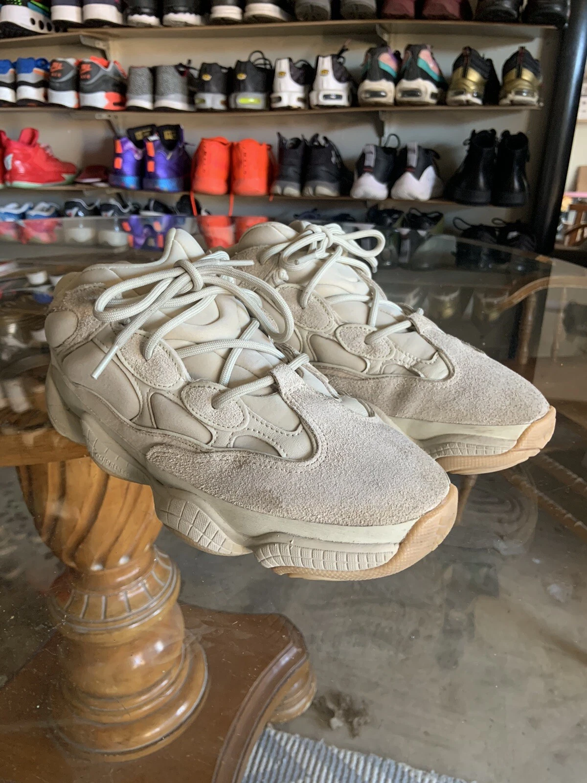 Men’s 9.5 (43.3) adidas Yeezy 500 ‘Stone’