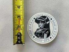 Vintage Authentic Hook-Ups Skateboard Sticker USA (Early 2000's)