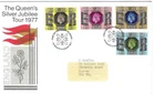 GB Comm/FDC  - Silver Jubilee - Visit of Queen to Devon - 1977 (ROY142)