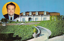 Postcard CA: Red Skelton Residence, Beverly Hills, California, 1960's