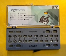 FDA  Bright series Standard MBT  brackets, 345  with hooks.  0.022.  10 SETS.