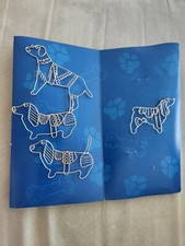 METAL PAPER CLIP PET DOG fasten w/attached paper clip set of 4