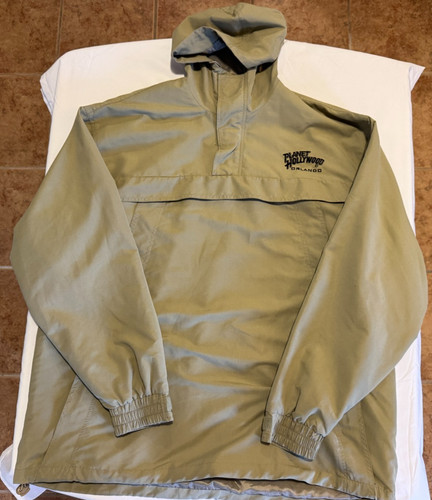 Planet Hollywood Orlando Lightweight Coat - 1998 - Green - Size L - 100% Poly