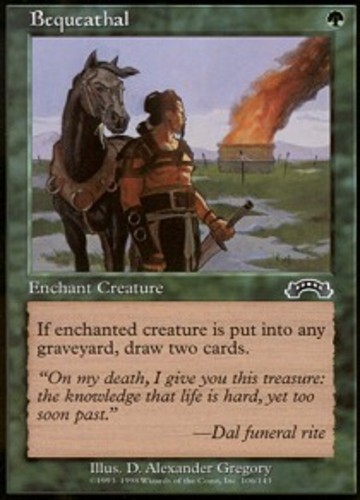 MTG - Bequeathal - Exodus - NM, English Magic FLAT RATE SHIP