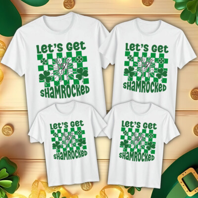 Lustige T-Shirts Shirt Shamrocked Hand Familie St. Patricks Day irisch grün #STPD