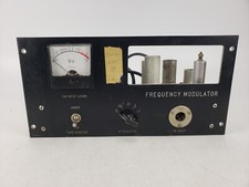 Vintage Frequency Modulator Fm Audio Tube Ampex Fr-100 As Is