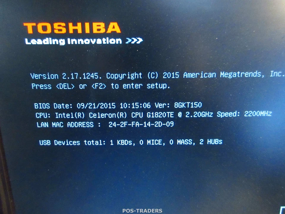 TOSHIBA 4810-E60 POS USB 3.0 Computer CELERON G1820TE 2,2GHZ / 4GB DDR3 / NO HDD - Bild 4 von 4