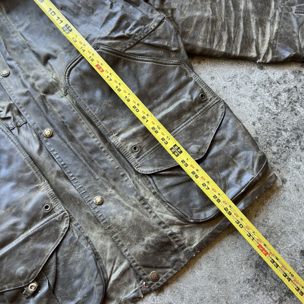 Vintage Filson Foul Weather Tin Cloth Waxed Field Jacket Vintage Filson Foul Weather Tin Cloth Waxed Field Jacket
