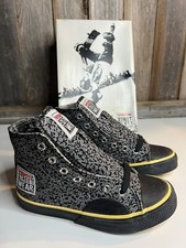 Vintage RARE Black Vision Street Wear Skate HiTop Shoes Size 3 1/2 NOS NIB 86