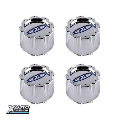 4 x Moto Metal Wheel Center Cap MO950/MO951 Chrome 353K83