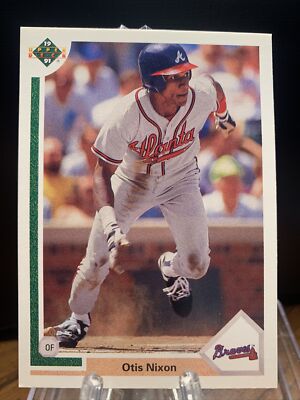 1991 Upper Deck Final Edition #58F Otis Nixon