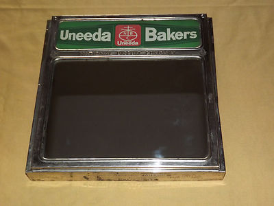 VINTAGE OLD 1920S UNEEDA BAKERS NATIONAL BISCUIT COMPANY MIRROR DISPLAY COVER