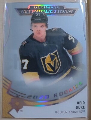 Reid Duke Ultimate Introductions - Vegas Golden Knights - UD Ultimate 2020-21