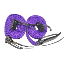 Rumani Cotton Braided FLAT SNAFFLE SPLIT REINS