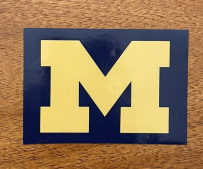 University of Michigan U of M Window Glass Car Cling Decal Sticker No ...