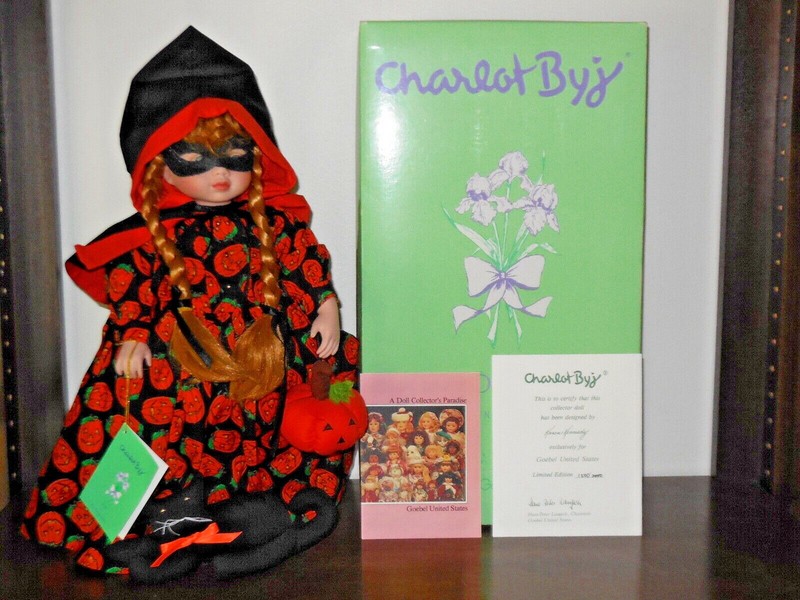   Karen Kennedy for Goebel  A Charlotte Bjy Halloween Doll "Mischief Eve" 1995