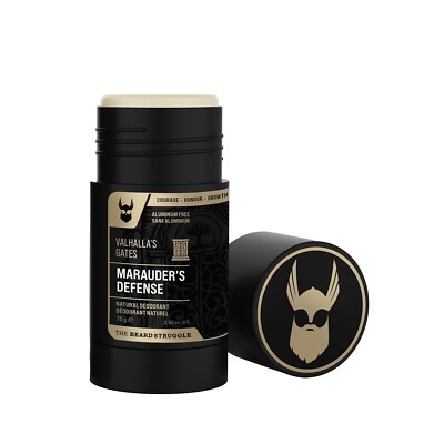 Natural Body Deodorant for Men by The Beard Struggle - Odour Protection - 2.6 oz