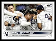 2022 Topps #119 Walk-Off Water CC, CL   New York Yankees  Baseball NM