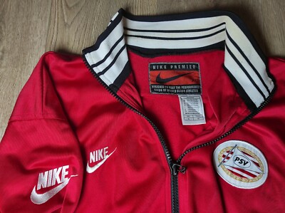 PSV EINDHOVEN 1996-97 TRACK JACKET NIKE HOLLAND SOCCER SIZE XL | eBay