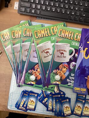 8 USED 1990's Camel Cash Catalogs- 7 Catalog Six's, 1 Volume 5+ 38