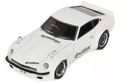 Nissan Fuguz S30 Rocket Bunny Fairlady 240Z weiß HRN 1:64 Resin Auto Modell - Bild 2 von 3