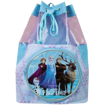Frozen Anna Elsa Kindertasche Schwimmtasche Schultasche Kordelzugtasche blau lila Geschenk