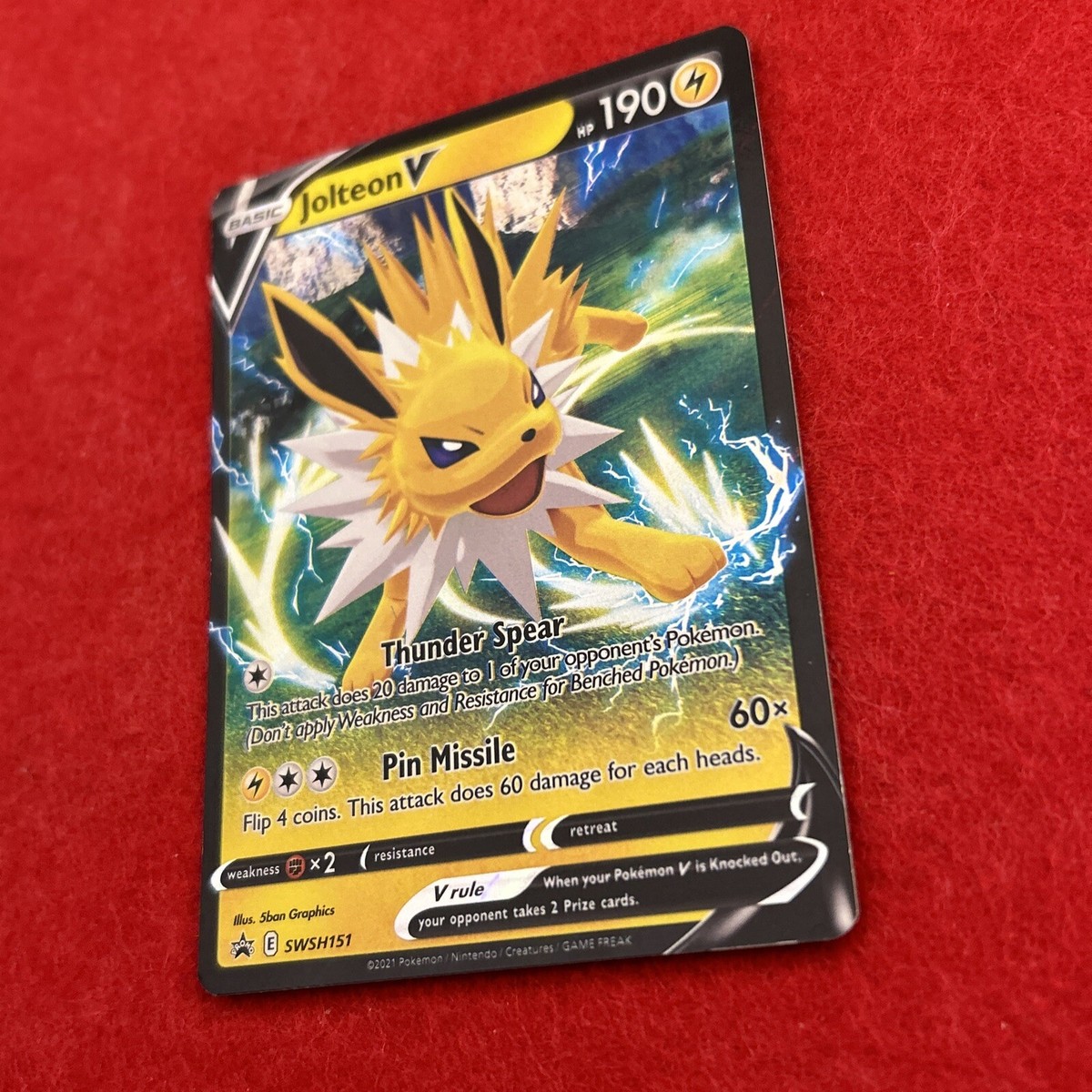 サンダース 003/T トレーナーズ 2002 プロモ Jolteon 151 Jolteon V #SWSH151 SWSH Black Star Promos NM | eBay