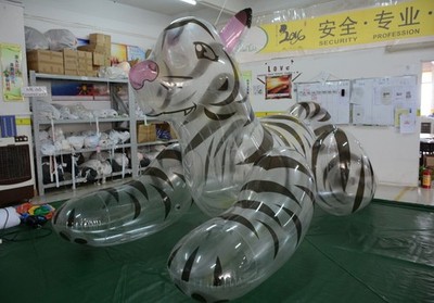 Tiger Transparent Hold Weight Up To 300lbs Cartoon Inflatable Toy Party Decor 2m