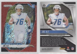 2024 Panini Prizm Rookies Red Shimmer Prizm /35 Joe Alt #353 Rookie RC
