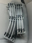 16 Lionel O tubular track 8 Pcs. 0-31 curves, 8 Pcs.  10" straights - Clean