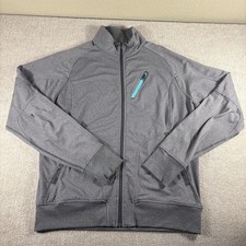 Lululemon Jacket Mens Large Gray Full Zip Athletic Collar Zipper Pockets