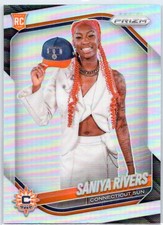 2025 Panini Prizm WNBA #150 Saniya Rivers Silver Prizms